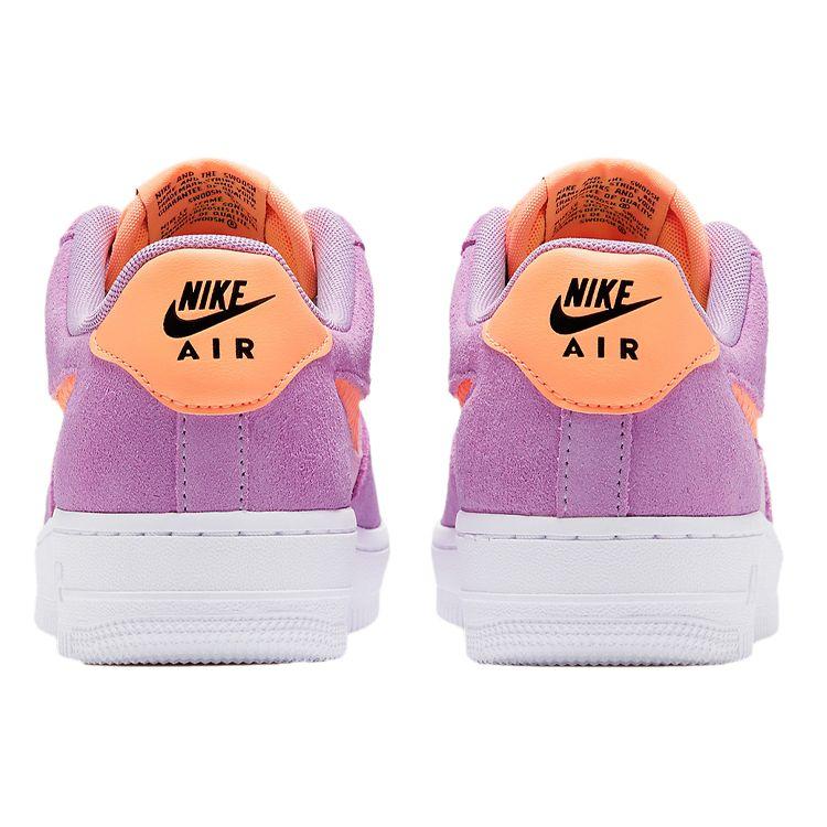 Nike Air Force 1 Wraparound Non-Slip Low-Top Skate Shoes Women sneakers Orange Purple CJ1647-500