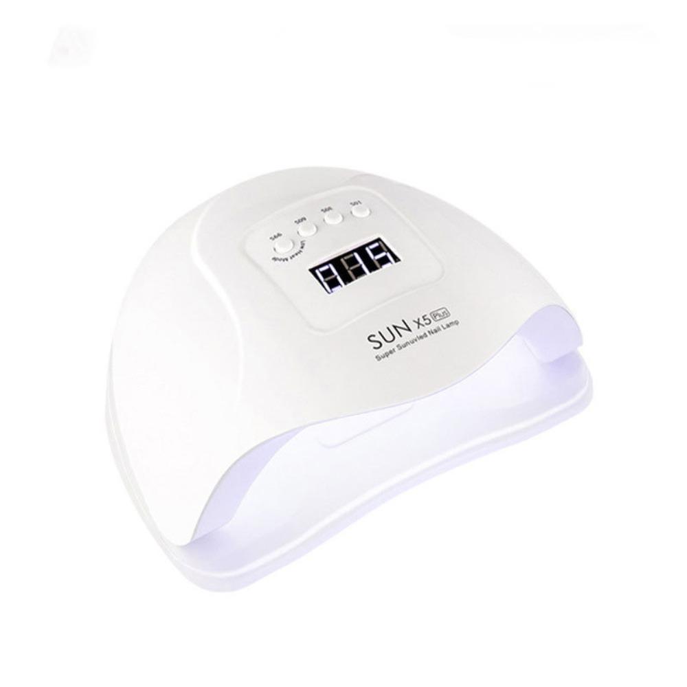 

Dual Light Source Nail UV LED Lamp Timer Auto Sensor Gel Nail Dryer Manicure Equipment EU Plug белый