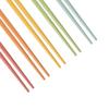 Kambach Lucky Rabbit Five-Color Alloy Chopsticks (5 Pairs)