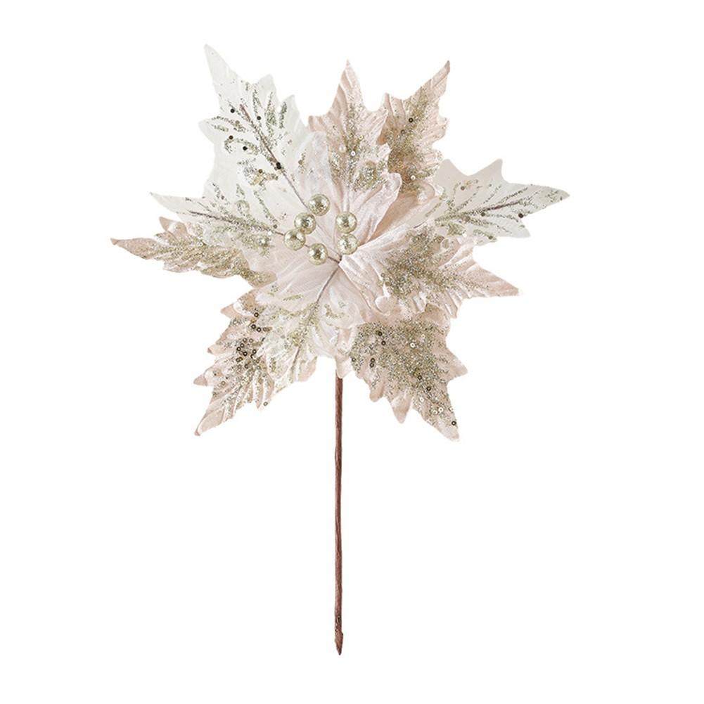 

Crafted Simulated Christmas Floral Arrangement Size of 30 to 35 CM шампанского