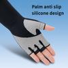 Summer Cooling Arm Sleeves for Men/Women, Half-Finger Sunshade Thin Arm Covers, Ice Silky Fiber Fabric, Outdoor Cooling Gloves