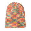 Striped Wool Hat Mixed Color Knitted Hat Ear Protect Warmth Thicken Autumn Winter for Boys Girls Xmas Halloween New Year