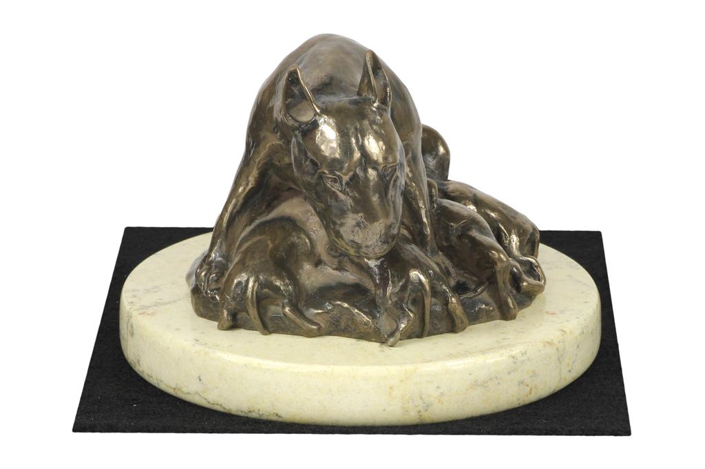 Bulterier, Bull Terrier Ii - Statuetka Psa, Figurka Sylwetki Psa, Trofeum Na Wystawę Psów Marki Art-Dog