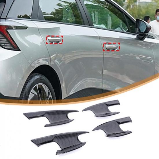 ABS Kohlefaser Außen Außentürschale Abdeckung Zierleiste Für MG4 MG 4 EV EH32 22-25