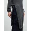 Anggae Button Fluid Pullover Ash