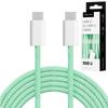 Cabo USB tipo C Kruger&Matz Basic verde 100 W 1,5 m