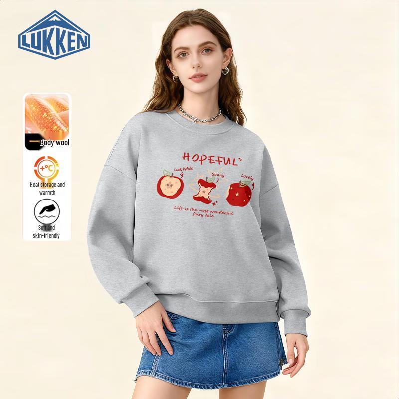 Толстовка LUKKEN с графикой звездного яблока из флиса 2XL