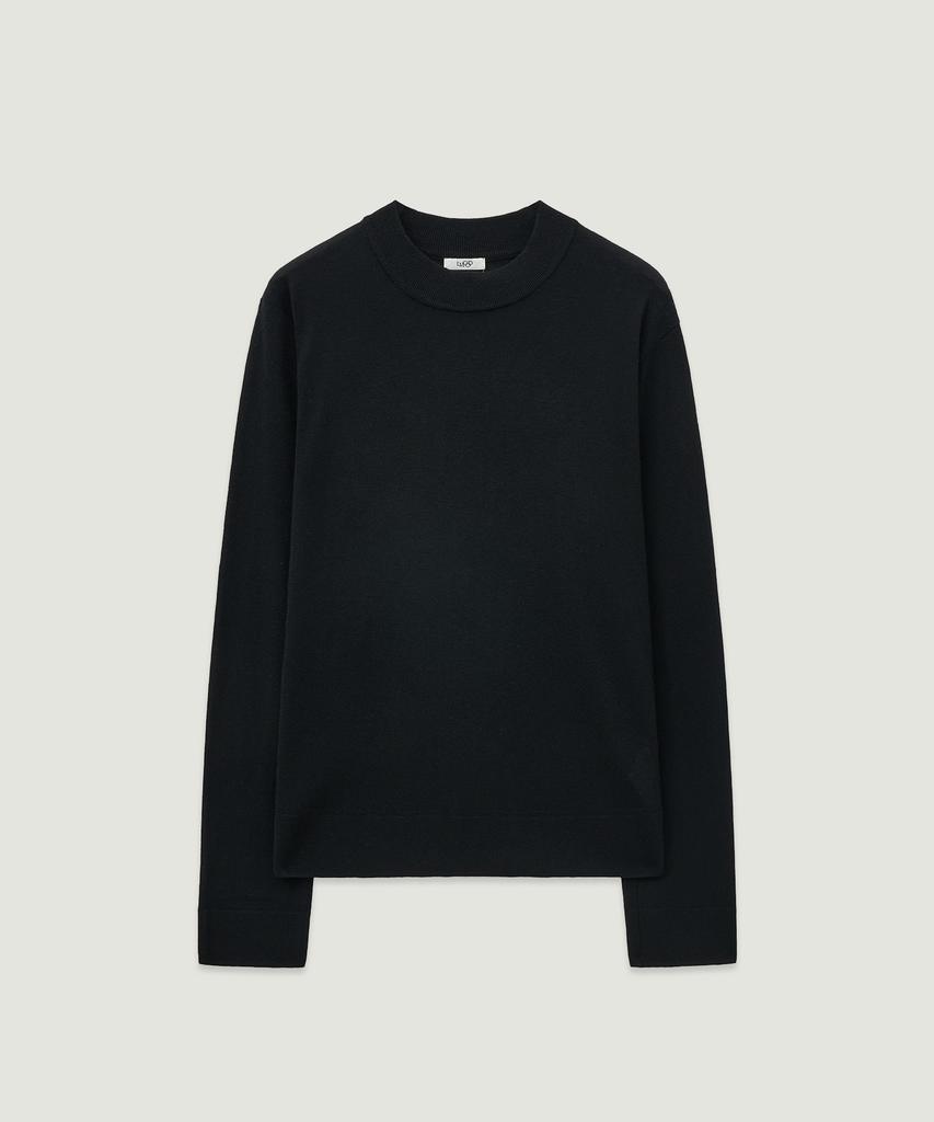 LMOOD Berlin Wool Mock Neck Pullover Knit (2 Colors)