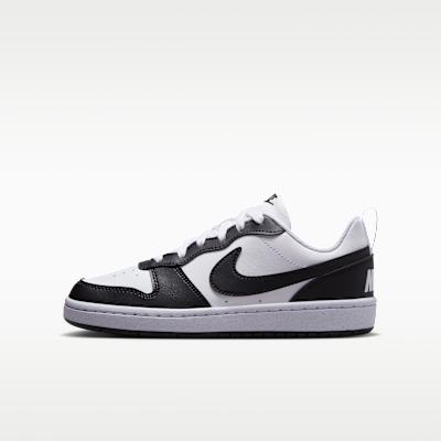 Nike Court Borough Low Recraft Black White (GS) 38.5
