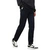 Anta Solid Color Fleece-Lined Mid-Waist Knitted Sports Pants Men Bottoms Black 152241330N-1