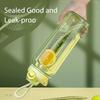 Large Capacity Sports Water Bottle with Time Marker Outdoor Portable Tritan Cup Leak-proof Water Bottles with Straw 1000/1500ML