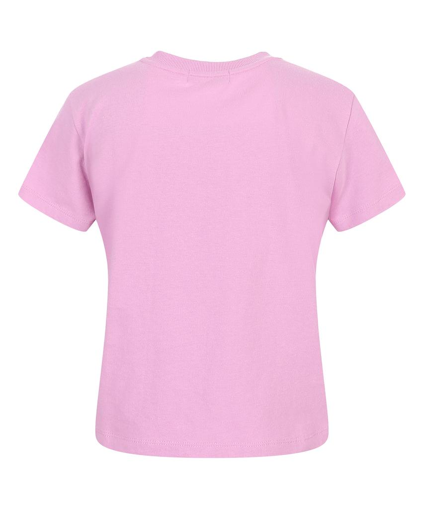 LALAFOX Fox Mask T-Shirt Short Sleeve T-Shirt Pink Br2Ch031