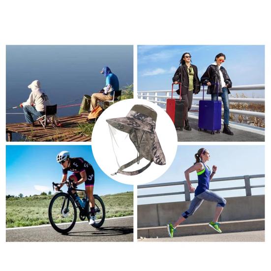 Mosquito Hat Sun with Neck Flap Net Bucket Hat for Outdoor