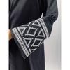 New Middle East Black Embroidered Robe Arabic Loose Dress Embroidered Robe Dress