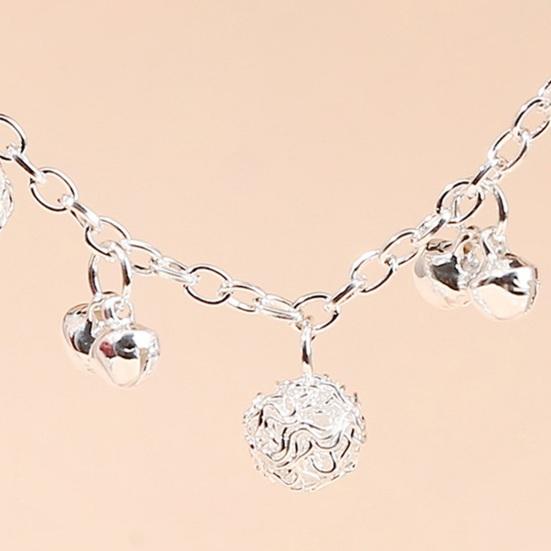 Retro Ethnic Style Bracelet Bell Pendant Adjustable Extended Chain Beach Anklet 2 In 1 Girl Bracelet Anklet Jewelry Gift