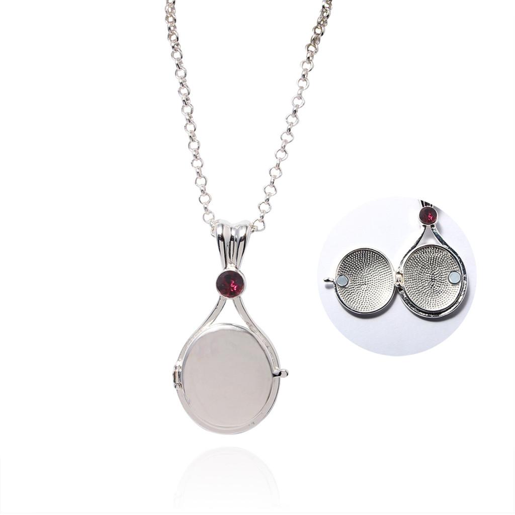 

В H2o Footprints Ожерелье с овальным кулоном из имитации бриллианта и драгоценного камня Песок StyleH