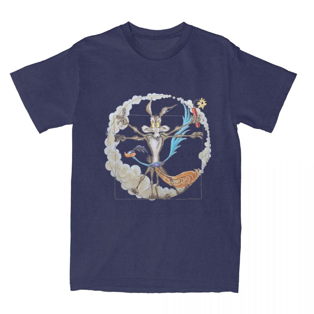 Roadrunner And El Coyote 13 T Shirt Men Women 100 Cotton Funny TShirt Round Collar Tees Short Sleeve Clothes Graphic Printed