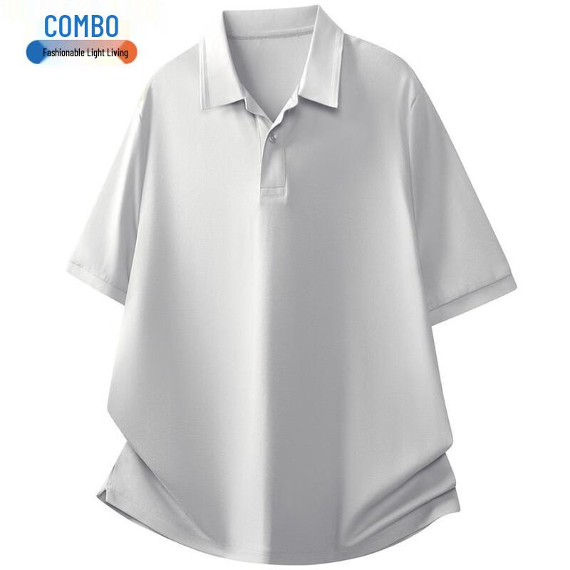 Kangbo Men s Cooling Quick-Dry Antibacterial Short Sleeve Polo Shirt XL
