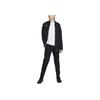 Solid Color Jacket And Long Pants Casual Sports Set Kids Sets Black DX5480-010