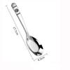 Stainless Steel Spoon Household Tea Soup Serving Spoon Metal Cutlery Dining Spoon Long Handle Chinese Flatware