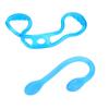 Yoga Pull Rope Silicone Resistance Band Gym Muscle Fitness Chest Expander Set (Blue)