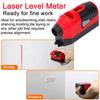 Laser Level Marking Machine Laser Wall Marking Instrument Infrared Laser Ground Line Meter Mini Vertical Level