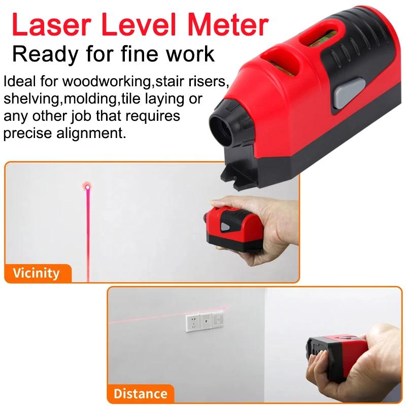 Laser Level Marking Machine Laser Wall Marking Instrument Infrared Laser Ground Line Meter Mini Vertical Level