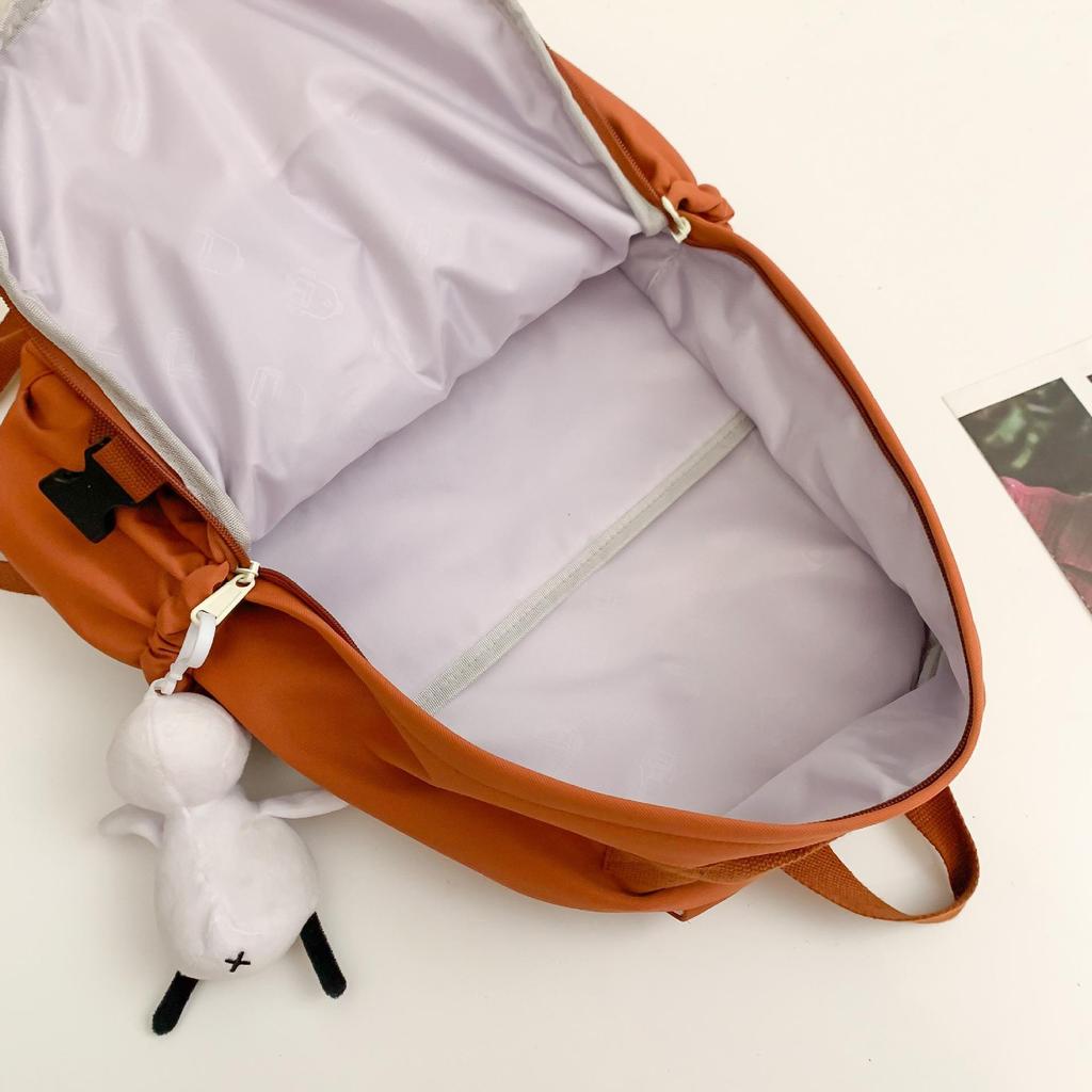 Schoolbag Japanese ins Tooling Wind Large Capacity Middle School Student Casual Backpack Flip Strong and Durable Elementary School Backpack