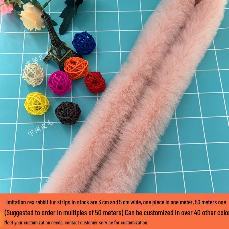 Imitation Rabbit and Mink Fur Strips: Autumn/Winter Cheongsam Accessories, Cuffs, Cape Trim