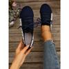 Large Size Fly-woven Light Mouth Single Shoes Women's Color Matching Breathable Foot Cover Four Seasons Work Shoes Nude Shoes