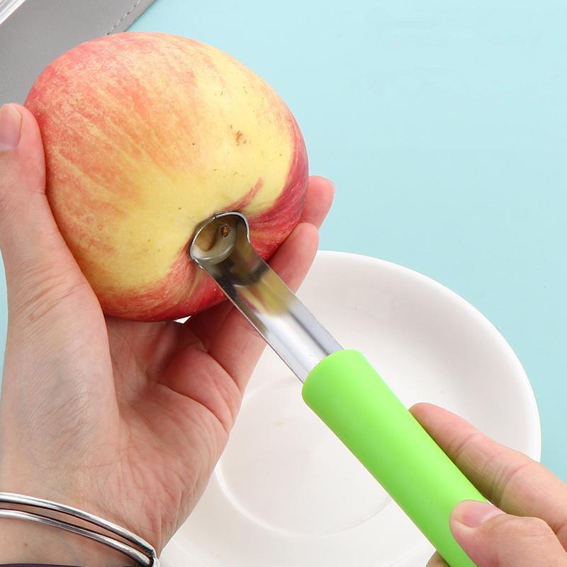 1 ks Nerezový odpeckovač ovoce Datle Třešně Hrušky Odpeckovač Odstraňovač Semínek Ovoce Kráječ Nůž Nástroje na Ovoce a Zeleninu