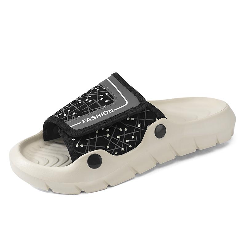 Men's and Women's Sandals New Large EVA Platform Slippers Men's Beach Shoes Light Fashion Casual Punk Sandals Men's Shoes Slides