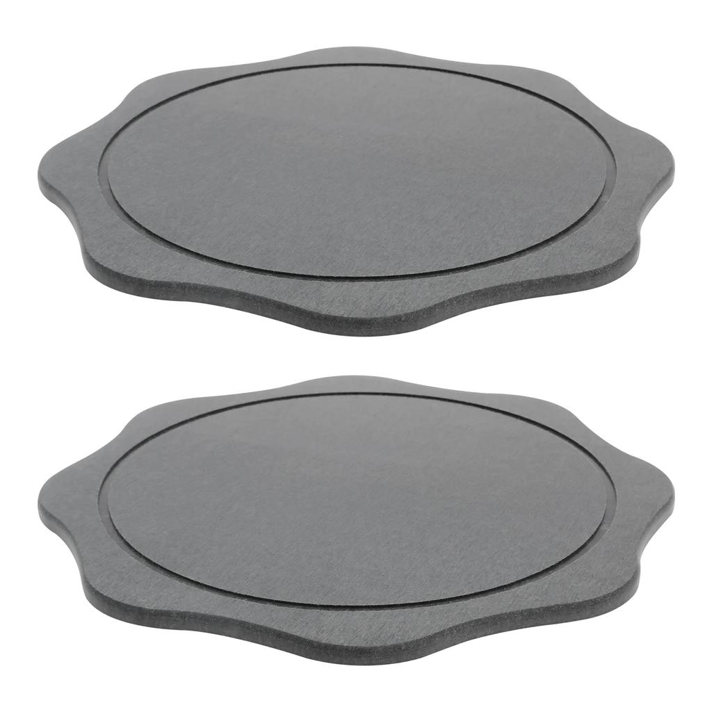2Pcs Plastic Plant Saucer Reusable Flower Pot Drainage Trays Fast Drying Cup Absorbent Trays Indoor Outdoor Home Garden Supplies