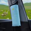 1PC Car seat belt cover with cartoon cute safety shoulder cover, extended and thickened plush anti pinch sleeping pillow