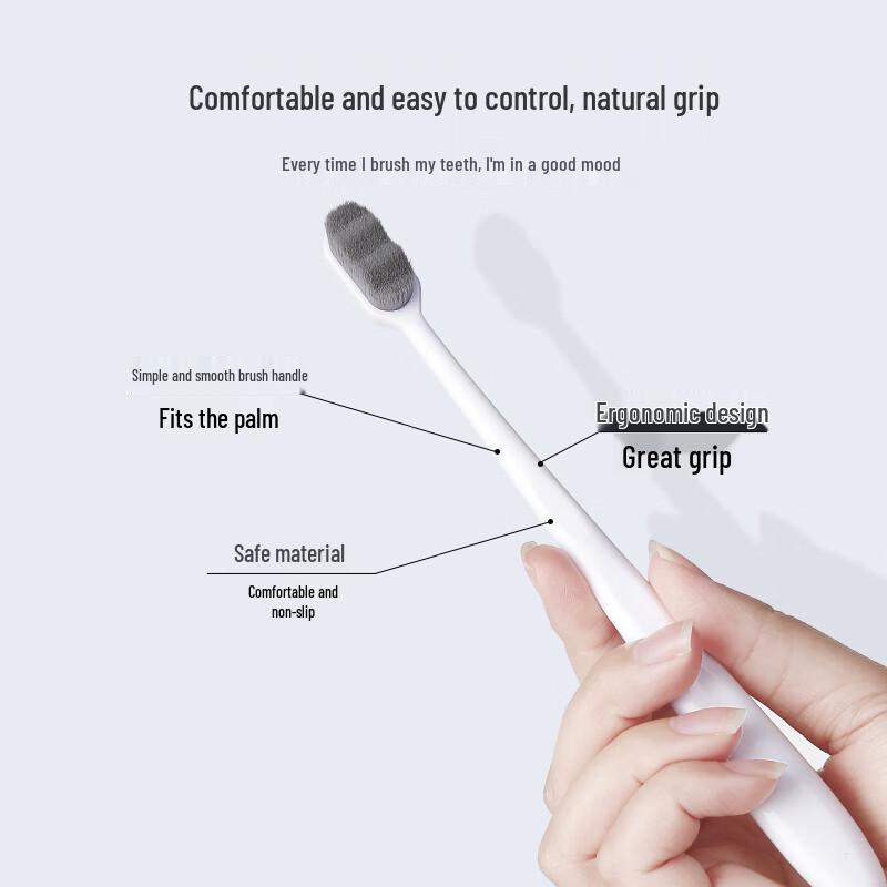 Dr.wlen Cloud-Soft Small Head Toothbrush (2-Pack)