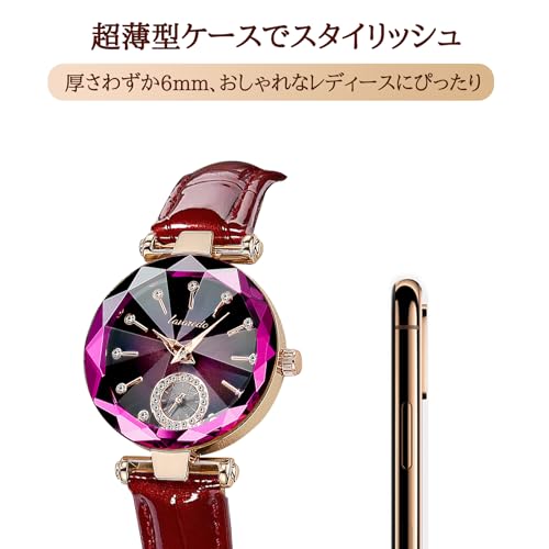 Women's Analog Quartz Wristwatch with Leather Strap, Slim Fit, Stylish, Waterproof, Ultra-Thin, Simple Design, Popular for Casual Fashion, Business, W