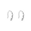 New Minimalist Diamond-shaped Cut Drop Earrings for Women, High-end Style Earrings with Small Geometric Design.