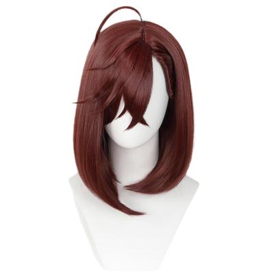Linfairy Ayase Anime Character Cosplay Wig, Heat-Resistant Costume Accessory, Festival Peach Cosplay Wig (Brown)