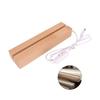 Wooden LED Lights Display Base for Resin Art Wooden LED Light Display Stand