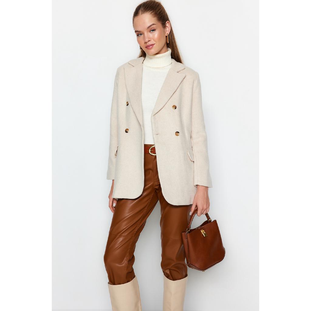 Jachetă de ștampilă țesută cu piatră Tctaw24ck00020