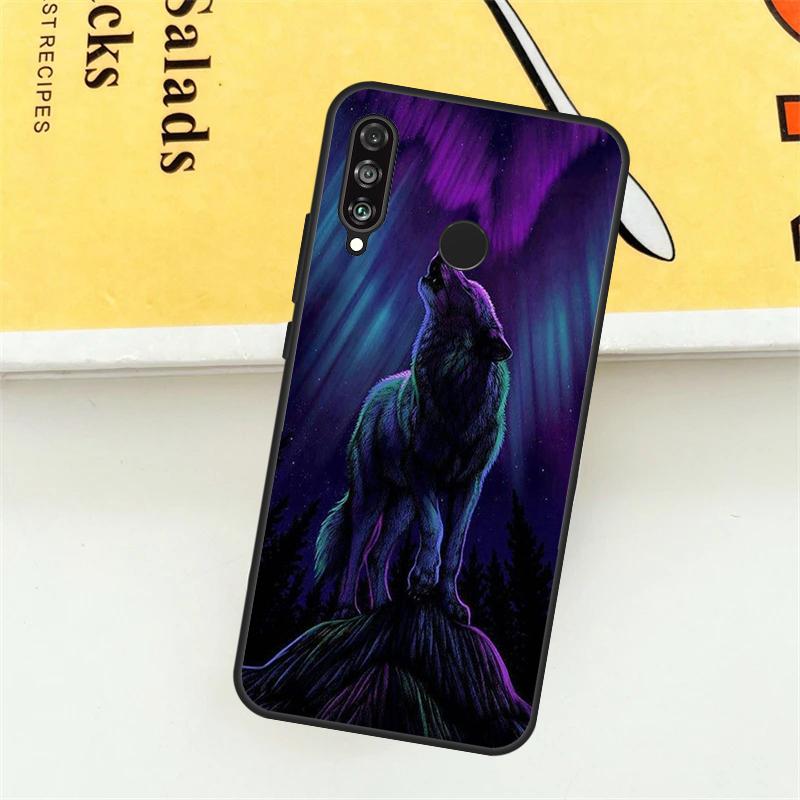 Animal Wolf Galaxy For Huawei Nova Y61 Y73 Y70 Y72 Y60 Y90 Y91 7i 8i 11i 12i 12s 9 10 SE P20 P30 P40 Lite Case