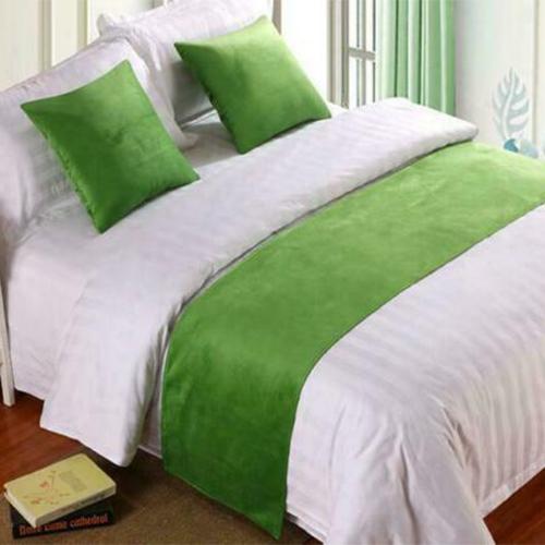European Style Luxury Velvet Bed Runner Throw Home Hotel Decoration Bed Flag Wedding Bedroom Bed Tail Towel Pillowcase