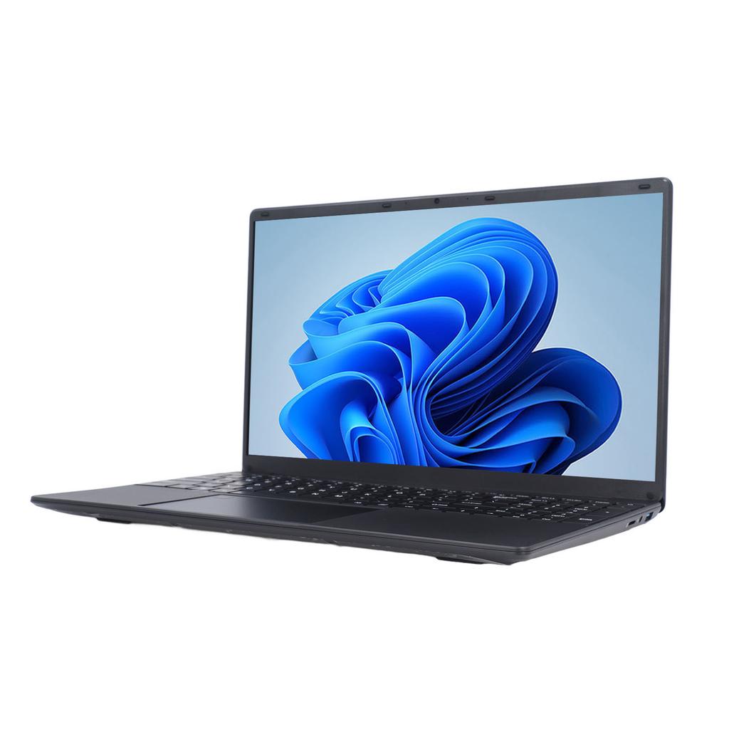15.6 Inch Laptop for Celeron N5095 CPU 32G RAM 256G SSD Dual Band Laptop with Fingerprint Reader Touchpad for Business