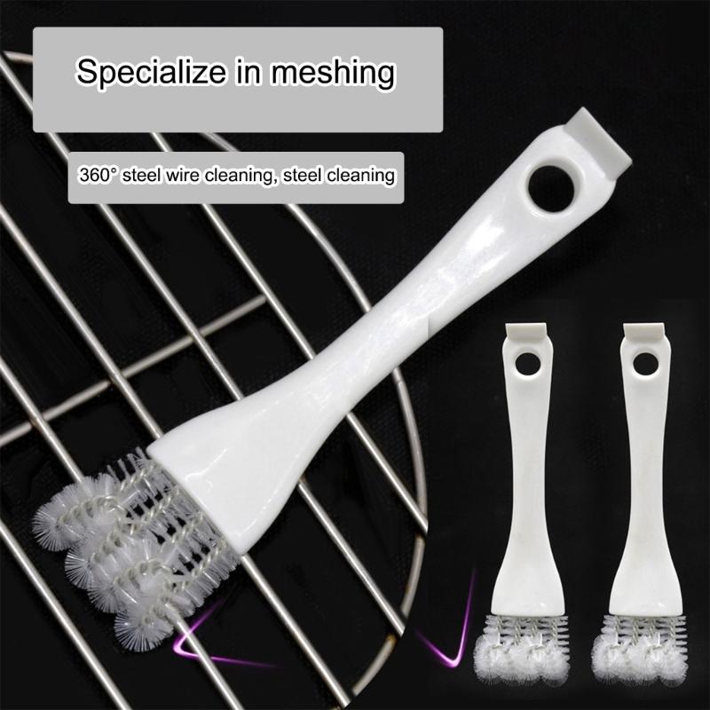 Multipurpose Plastic Pet Cage Brush Featuring Scraping Tool Easyly Grip For Bird Habitat Sanitization
