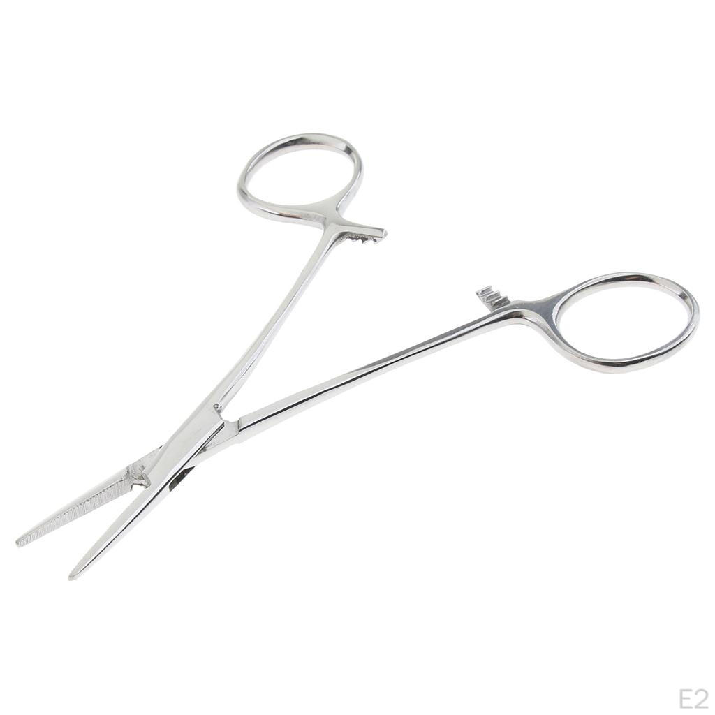 dog Hemostat Ear Hair Clamp Puller Remover, Straight/Curved