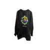 Levis FW22 Printed Letter Crew Neck Pullover Long Sleeve Sweatshirt Women Sweatshirt Black A5420-0000