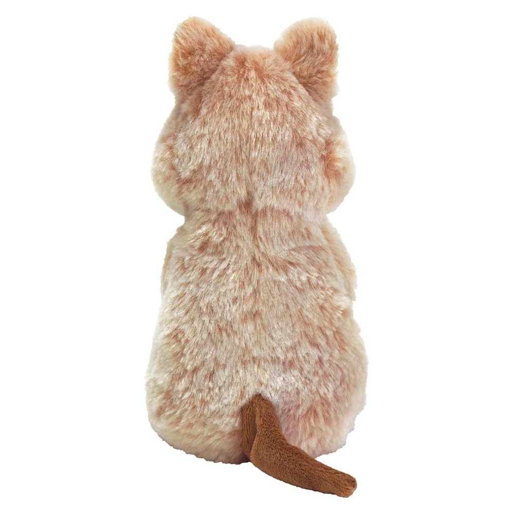 Sun Lemon Fluffies Quokka Plush Toy Brown 11.4x7.1x18.3cm Soft Animal Stuffed Animal