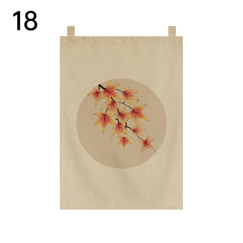 Japanese Short Door Curtain Pastoral Style Sushi Izakaya Kitchen Restaurant Half-curtain Teahouse Tea Room Partition Signboard
