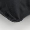 PRADA Pochette Shoulder Bag B7879 NERO black Satin Women Used
