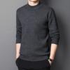 Frühling Herbst Männer Pullover Einfarbig Pullover Mock Neck Dünne Mode Gestrickte Pullover